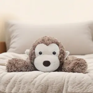 35cm Monkey Plush Toy-Ultra-Soft Collectible Stuffed Animal Monkey Gift Shy Monkey Kid Collector Birthday Funny Party Gifts