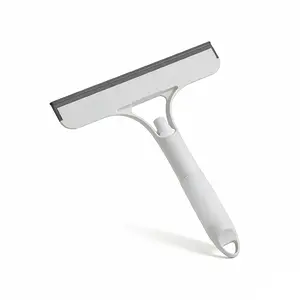 3-in-1 Spray Window Scraper and Squeegee, Multi-Use Home Care Tool for Glass Cleaning, Car Windshield Cleaner, White & Yellow