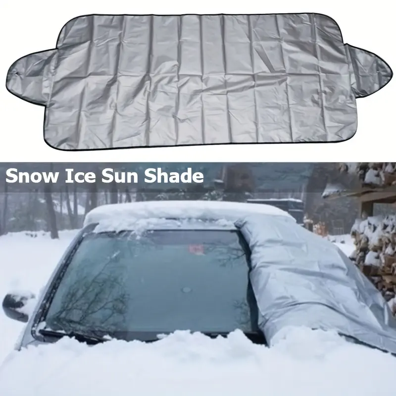 Foldable Car Windshield Cover, Protects From Snow Sun Rain, Easy Installation & Removal, Portable Umbrella Shield, Durable Material, Car Sunshade Cover, Sunshade For Car Outside, Car Shade Front Windshield, Car Sunshades For Windshield