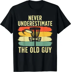 100% Cotton Cool Disc Golf For Men Dad Grandpa Disc Golf Players Lovers T-Shirt