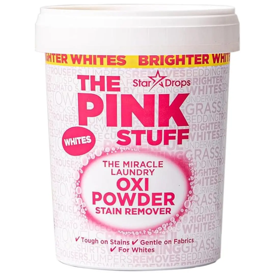 The Miracle Laundry Oxi Powder Stain Remover Specifically Formulated for Whites, 1 kg