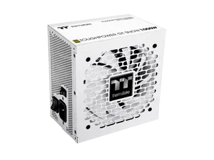 Thermaltake Toughpower GT 1000W; ATX 3.1; Native PCIe 5.1 12V-2x6; Full Modular; Flat Cables; Color Matched Connectors; Japanese Main Capacitors; 80 Plus Gold Certified; 140mm; Snow; PS-TPT-1000FNFAGU-W