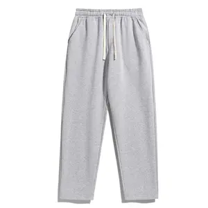 Men's Regular Fit Plain Drawstring Joggers - Athleisure Style, Autumn Winter Pocket Design, Casual Daily Sweatpants
