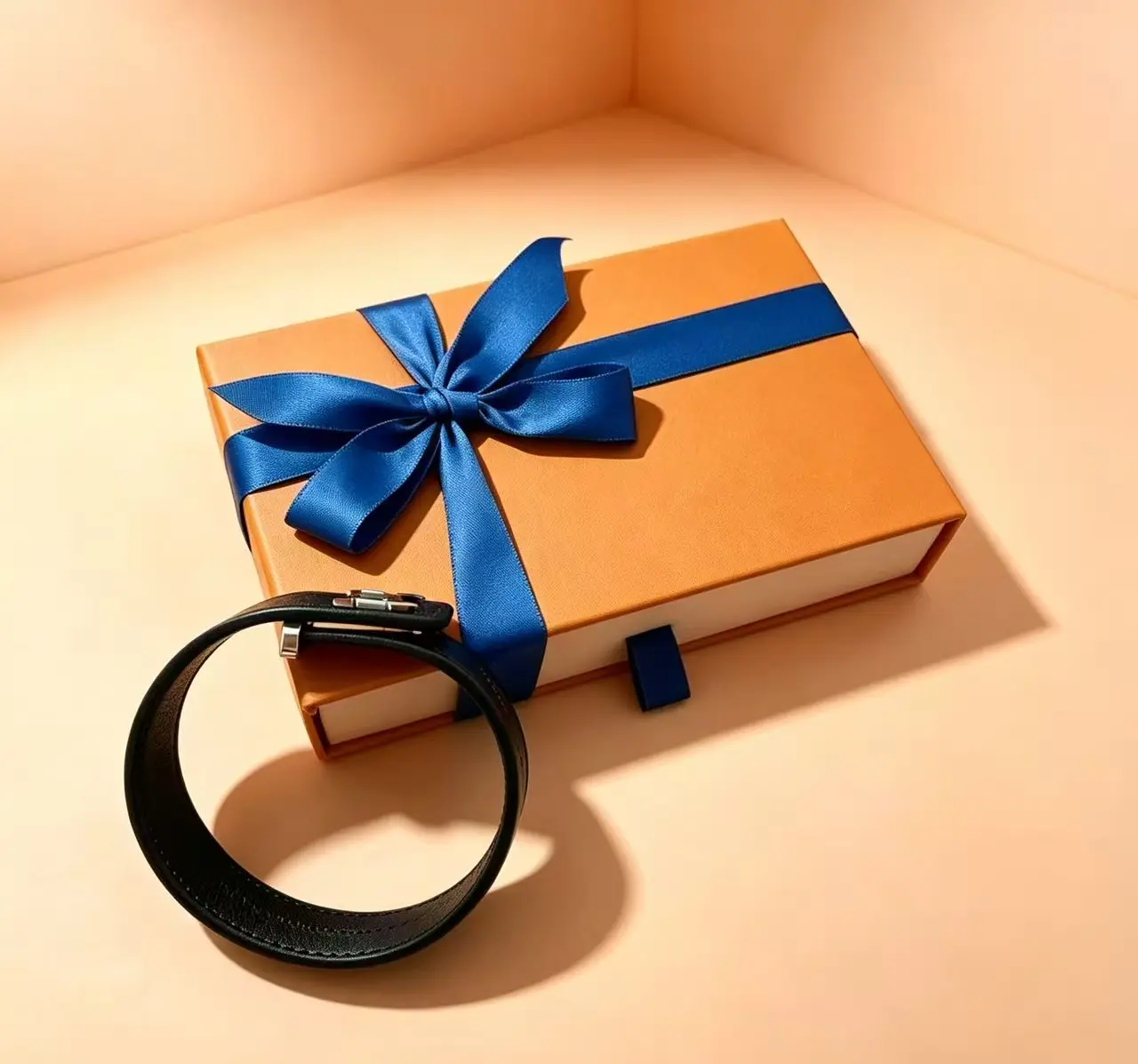 New designer high-end luxurious men's and women's universal bracelet fashionable casual jewelry / Steel / Titanium material / Leather (with packaging box)