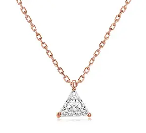 Triangle Solitaire (Rose Gold)