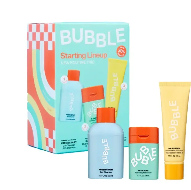 Bubble Skincare Starting Lineup New Routine Lineup, Set of Three