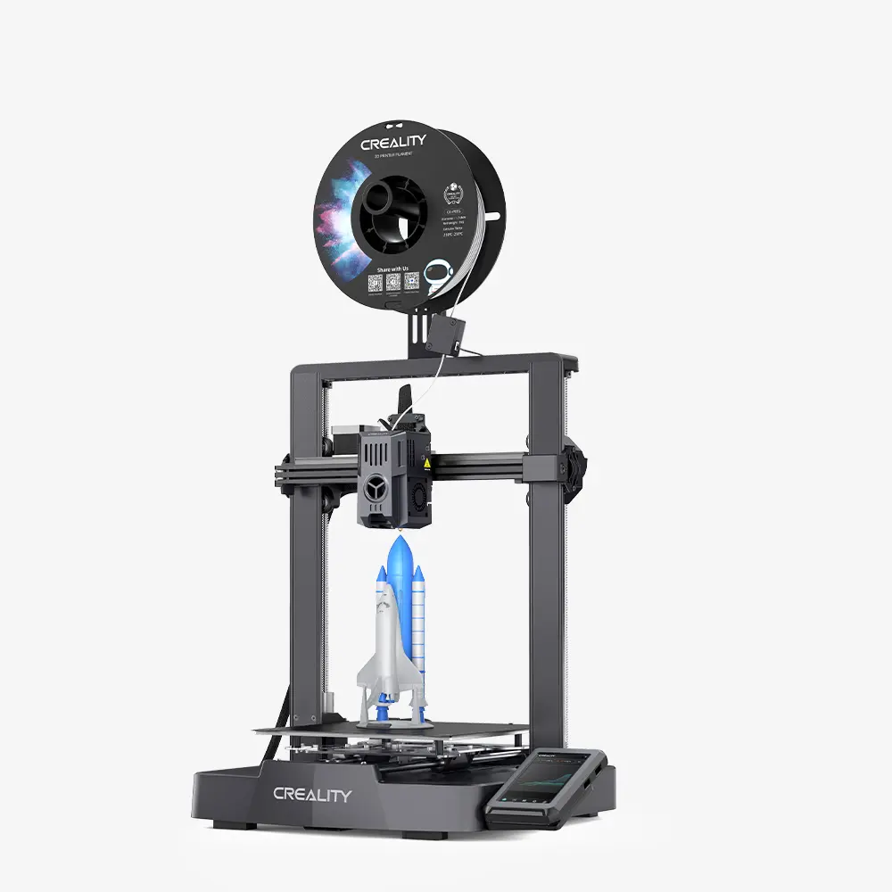 Creality Ender-3 V3 KE 3D Printer - Fused Deposition Modeling Technology, 500mm/s Max Printing Speed and X-axis Linear Rail
