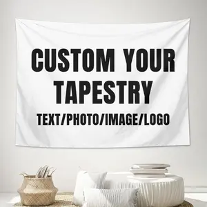 Personalized Tapestry Custom Tapestry Upload Images Banners and Signs Customize For Bedroom Tapestrys Decor Living Room Home Tapestry Decoration Print