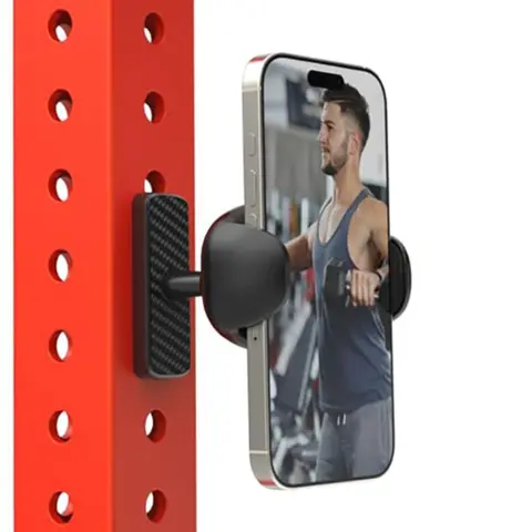1pc Magnetic Phone Holder Mount, Smartphone Mount, Smartphone Holders, Magnetic Cellphone Mount, 360° Rotating Heavy-Duty Magnet Base, Phone Stand for Gym, Refrigerator, and Travel, Easy to Install