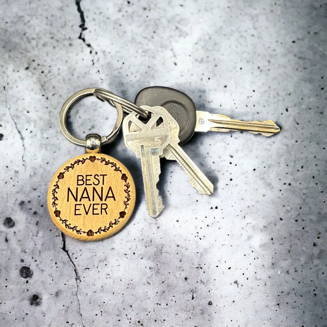 Best Nana Ever Keychain