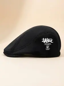 Vintage Style Forward Cap for Men & Women, Fall Winter All-Season Adjustable Hat, Fashionable Casual Unisex Headwear