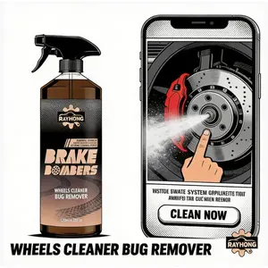 Car Brake Cleaner Brake Disc Rust Remover Wheel Noise Eliminate Polishing Repair Agent