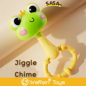 Baby Silicone Hand Rattle, Soft Sensory Teether Toy for Infants, Durable & Safe Baby Accessory, Perfect Gift for Newborns & Toddlers