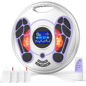 EMS Foot Circulation Massager – 25 Modes & 99 Intensities, Boosts Blood Flow in Feet & Legs, Relieves Pain from Plantar Fasciitis & Neuropathy, Perfect for Daily Use & Gift Giving