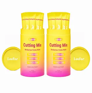 2 Piece LeeFar Cutting Drink Mix – | NN Strawberry Açaí Flavor – | (30 Servings)