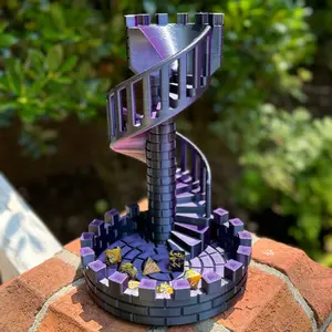 3D Printed Dice Tower
