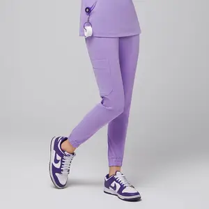 Zenir | Women's StretchFit Jogger Scrub Pants - Lavender