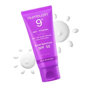 Numbuzin - No. 9 NAD+ BIO Super Defense Glow Sunscreen SPF50 Broad Spectrum 50ml | ANTI-AGING, FIRMING KOREAN SUNSCREEN
