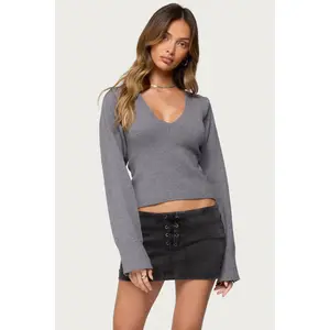 Stacie V Neck Sweater