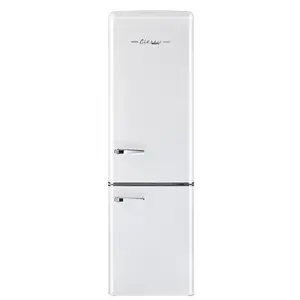Vintage Charm 21.6" Manual Defrost 8.7 Cu. Ft. ENERGY STAR Certified Bottom Freezer Refrigerator - Classic Retro Design! Unique Appliances