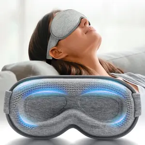 Weighted Eye Mask for Sleeping - Blackout Sleep Mask for Women Men, Lash Extension Eye Covers, Memory Foam, 3D Contoured, Airplane Travel Essentials, Blindfold for Meditation