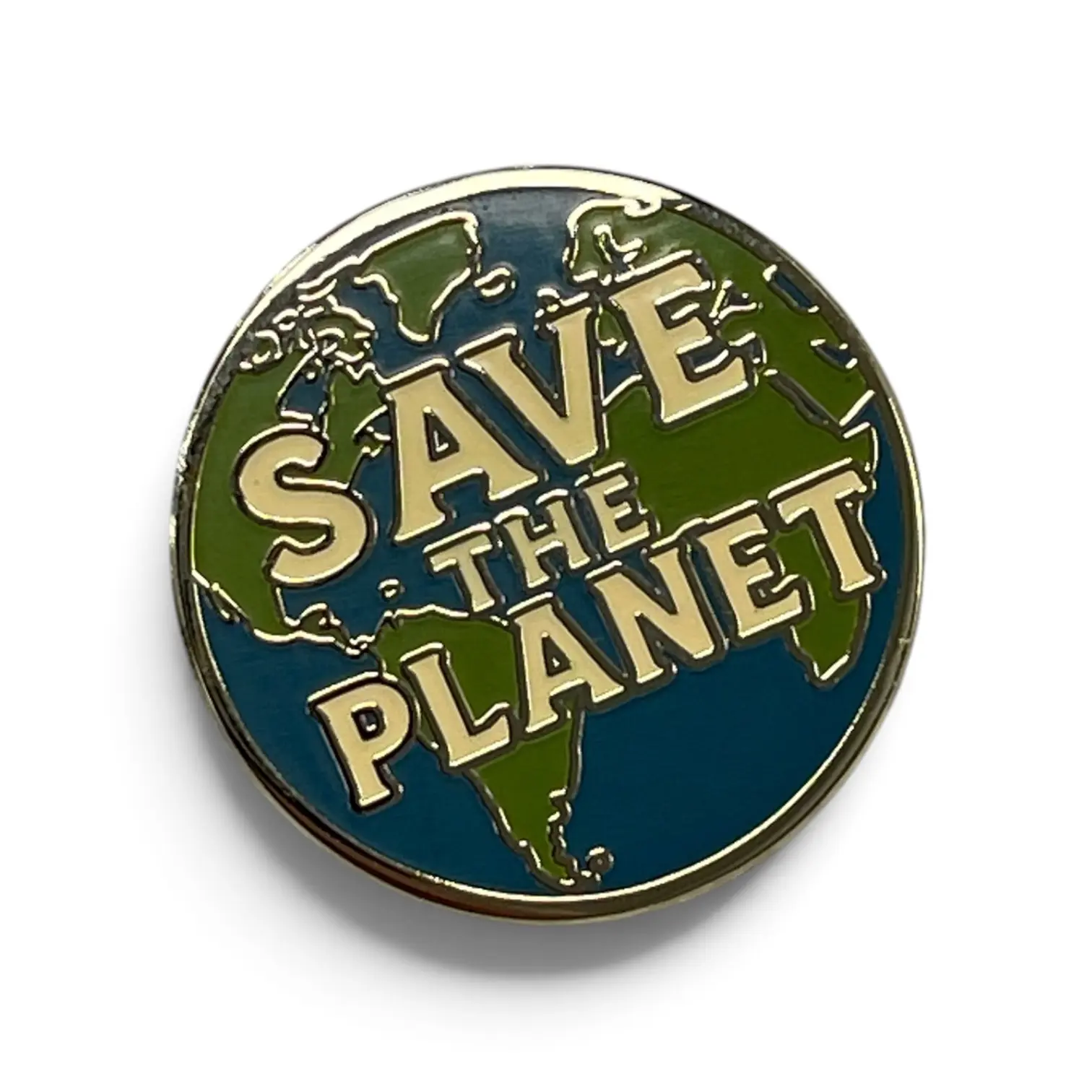 Save The Planet Earth Enamel Pin, Eco-Friendly, Climate Change Awareness, Environmental Activism Gift, Pin Board, Accessory Suitable for Backpacks, Purses, Hats, Jeans, Jackets