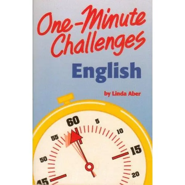 USED Book - One Minute Challenges English (One Minute Challenges) by Linda Aber (Paperback) - english