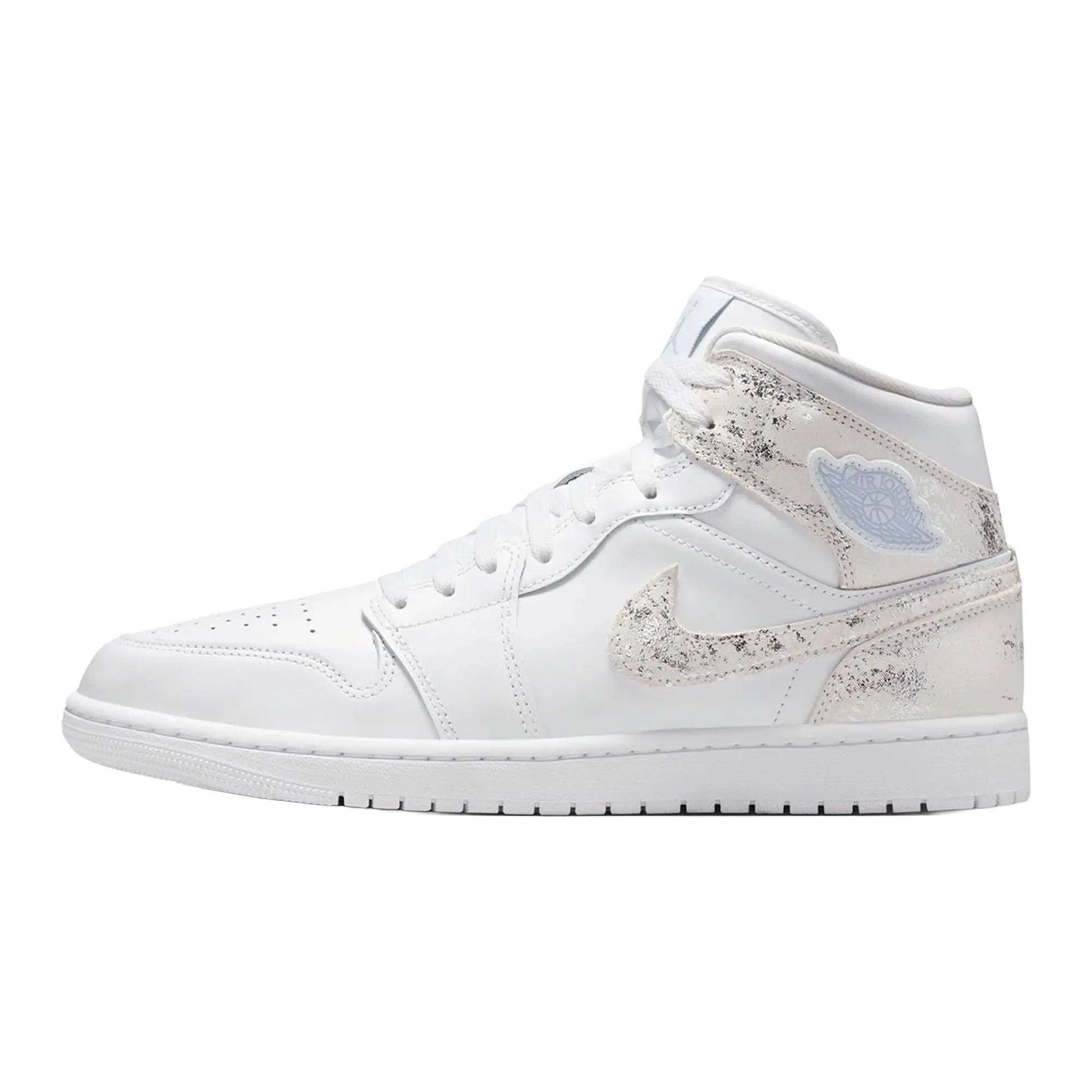 Jordan 1 Mid SE "Distressed White Field Silver" IR2271 100