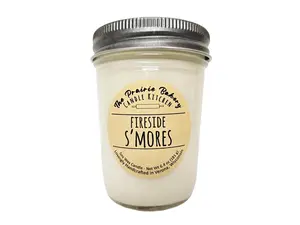 Fireside S'Mores | Scented Soy Wax Candle | Summer Marshmallow Chocolate Graham Scent Smores | Housewarming Birthday Wedding Gift