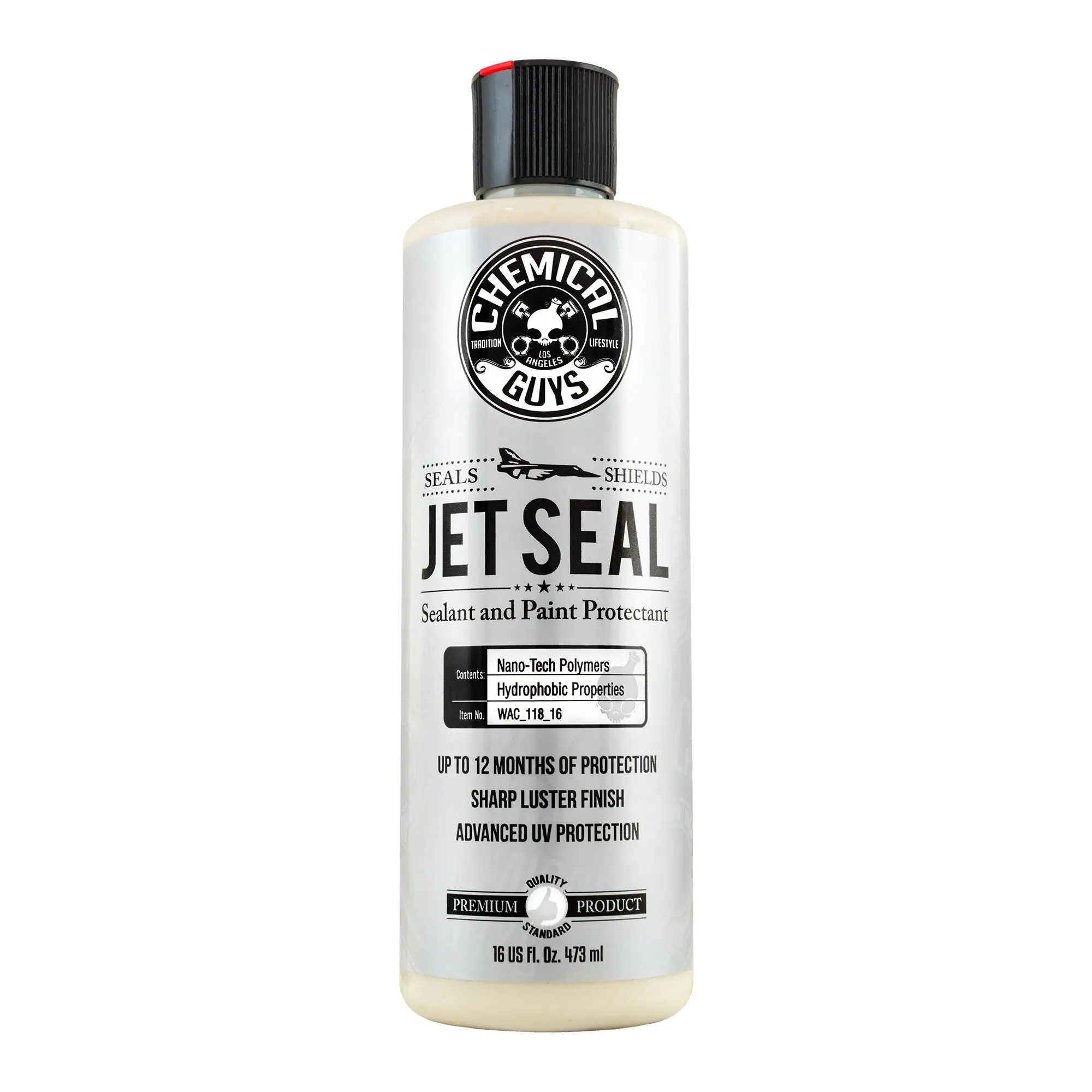 Chemical Guys Jet Seal Sealant & Paint Protectant - Advanced Nano-Tech Polymers Automobile Coating Agent, Vehicle Coat Spray, UV Protection, Showroom Gloss Automotive Detailing Product