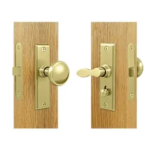 212 MAIN Deltana SDML334U3 Square Storm Door Latch with Mortise Lock, Bright Finish, Solid Brass, Weatherproof, Corrosion-Proof Door Hardware, Door Security Lock