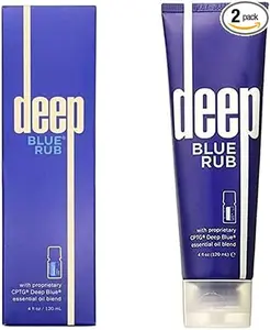 Deep Massage BlueRub 4 oz Pack of 2 A must-have addition to your bathroom cabinet, gym bag, or first aid kit
