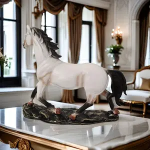 1pc, Vintage Horse Ornament, Cute Horse Design, Resin Craft Statue, Decorative Figurine, Decor Figurine, Collectible Room Decor, Indoor Decor, Home Decor Accessory, Tabletop Display, Bedroom Decor, Office Desk Decor, Perfect Gift
