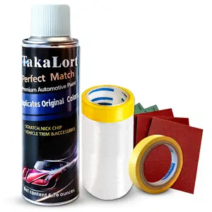 TaKaLort Lexus Car Repair Paint Spray — Instant scratch repair includes sandpaper, masking tape, and plastic sheeting