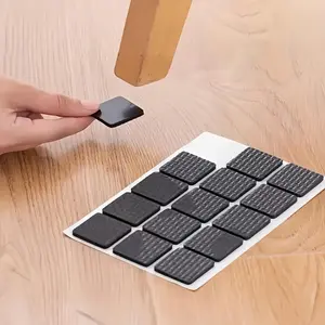 Chair Foot Protective Pad, 30pcs/set Square Anti Slip & Noise Reducing Furniture Pad, Suitable for Dining Chairs & Tables, Chair Foot Protector