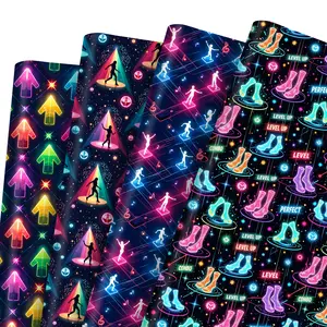 12 sheets of music pattern wrapping paper, suitable for personalized design of party, Christmas, and birthday gifts, making it an ideal choice for flower wrapping gifts, parties, and special occasions