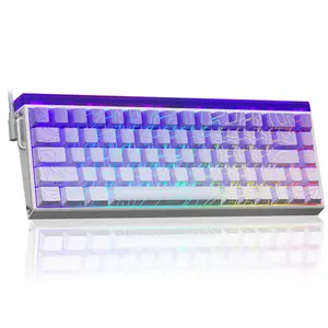 AULA HERO 68 HE 60% Gaming Keyboard Wired, Hall Effect Magnetic Switch Keyboard with Adjustable Actuation, Rapid Trigger Mode, 8K Hz Polling Rate, 0.125ms Latency,Side Printed PBT Keycaps, RGB Backlit TikTokShopfalldealsforyou