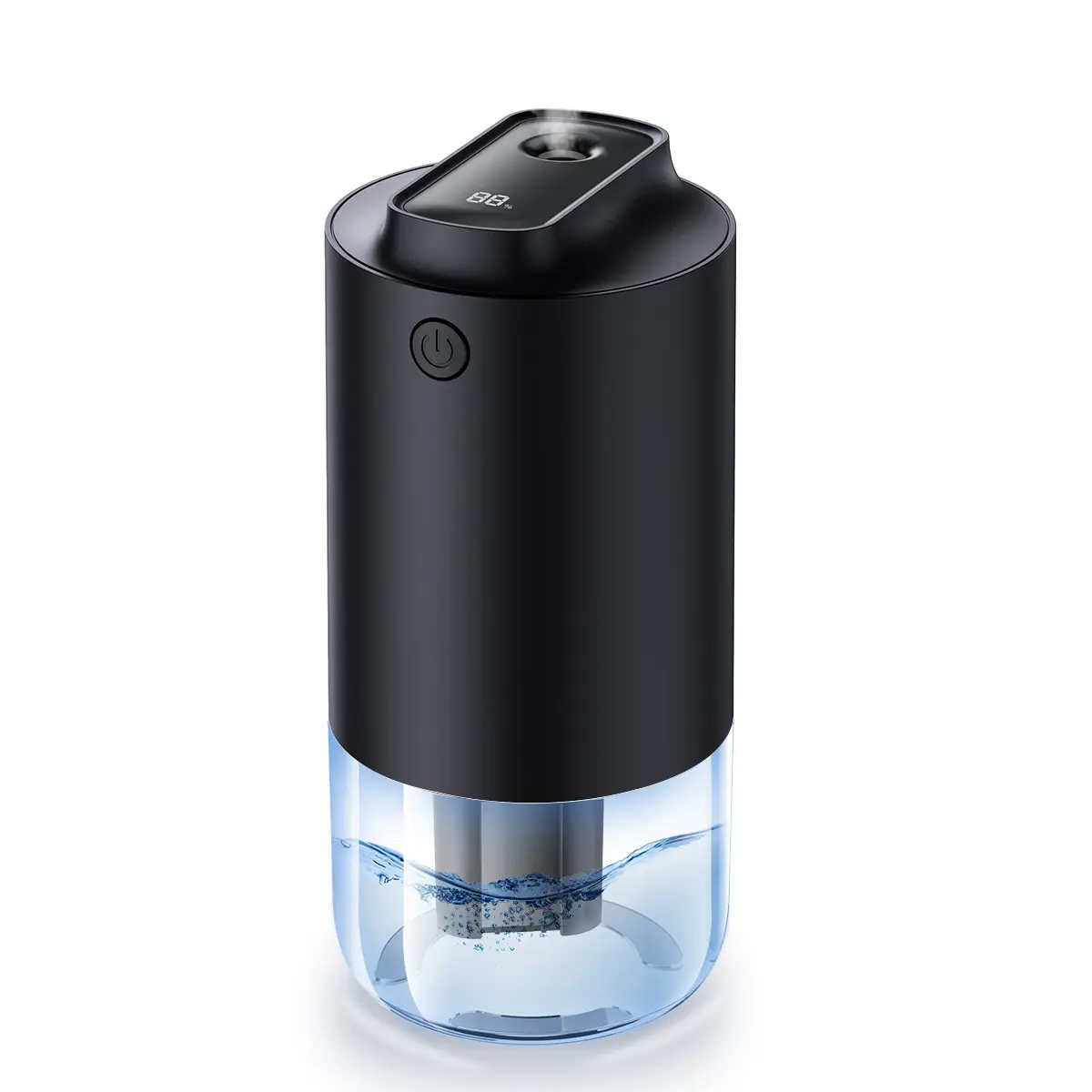 Portable Mini Humidifier,Auto-Purification,250ml Small Cool Mist Humidifier for Car Auto On/Off, Personal Desktop Humidifier for Baby Bedroom Travel Office,Built-in Battery,2 Mist Modes