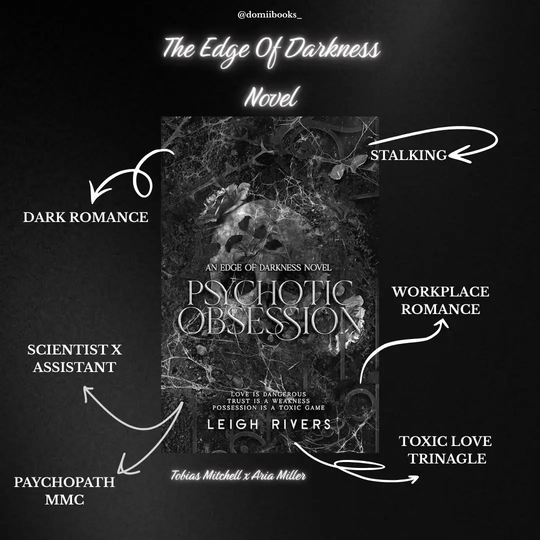 Psychotic Obsession | An Edge of Darkness Novel | Leigh Rivers | Dark Romance Book | Psychological Suspense | Obsessive Love | Dangerous Secrets | Intense Relationship Drama