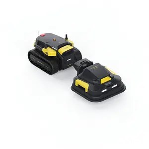 【YARBO】 Lawn Mower Bundle - Includes Yarbo Core, Lawn Mower Module, Smart Assist Module, Docking Station(Auto Charge), Battery, Remote Controlle[Excluding Trimmer]