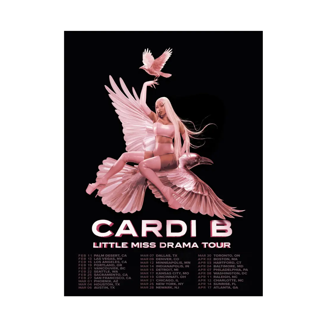 Little Miss Drama Tour Poster