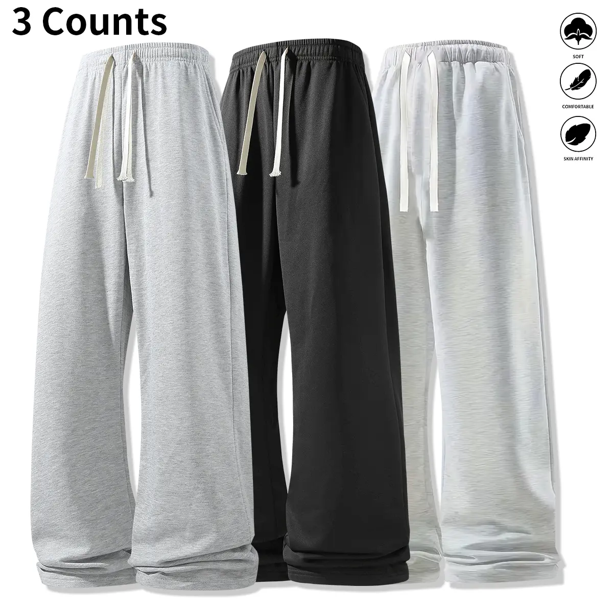 Light gray + black + white gray