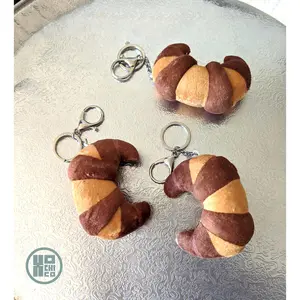 Pan Dulce "Cuernitos" Plush Key Chain