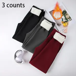 Lume Sport Women's Winter Fleece-Lined Thickened Warm Yoga Leggings 3-Pack Tight-Fitting Sports Pants for Gym Running Autumn Winter Home Outdoor Casual Comfortable Slim Leggings, Sporty Sports Bottoms