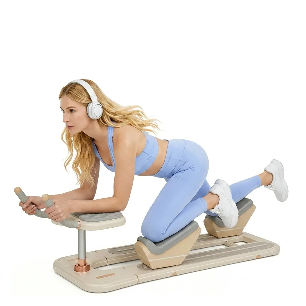 Detachable 4-in-1 Ab Workout Board for Home Fitness| Versatile Core Trainer for Push-ups & Plank | Portable Strength Equipment, Ab Crunch Equipment, Ab Exercise System