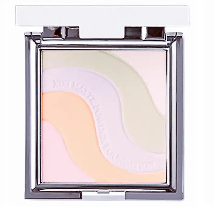 5 Color Pressed Setting Powder,Multi-Colored Pressed Finishing Powder, 5-in-1 Matte Setting Powder Face Makeup, Color Correcting For Even Tone,Reduce Shine, Brighten