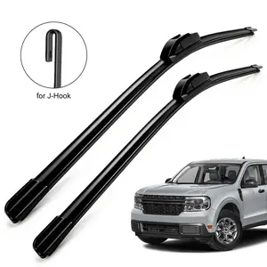 2PCS (22"+22" 22"+20") Windshield Wiper Blades, Silent Streak-Free All Season J Hook Replacement, OEM Quality Auto Wipers for Cars & Trucks