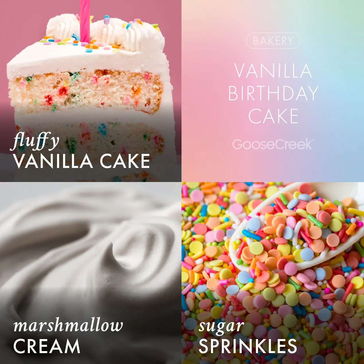 Yankee  Vanilla Birthday Cake 3-Wick Candle
