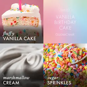 Yankee  Vanilla Birthday Cake 3-Wick Candle