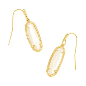 Kendra Scott Eva 14K Gold Over Brass Drop Earrings - Mother of Pearl